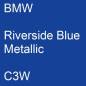 Preview: BMW, Riverside Blue Metallic, C3W.